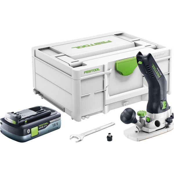 Modulo A Batteria Festool Mfkc 700 Eb-Basic Fresatrice Per Bordi 18 V 8 Mm Brushless + 1X Batteria 4,0 Ah + Systainer - Senza Caricabatteria-image