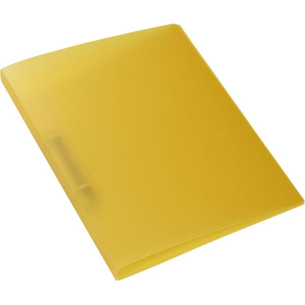 Herma 19161 Cartella Scolastica - A4, Anello 2-D Ø25 Mm, Giallo Traslucido-image