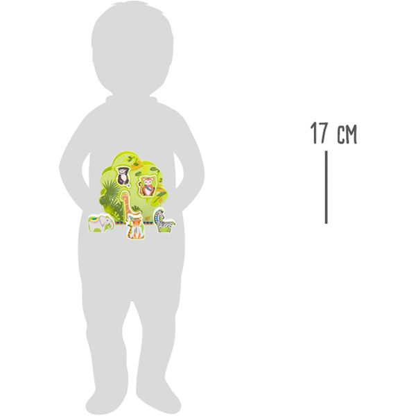 Small Foot Design 11091 Albero Della Giungla, 7 Pezzi (1 Set)-image