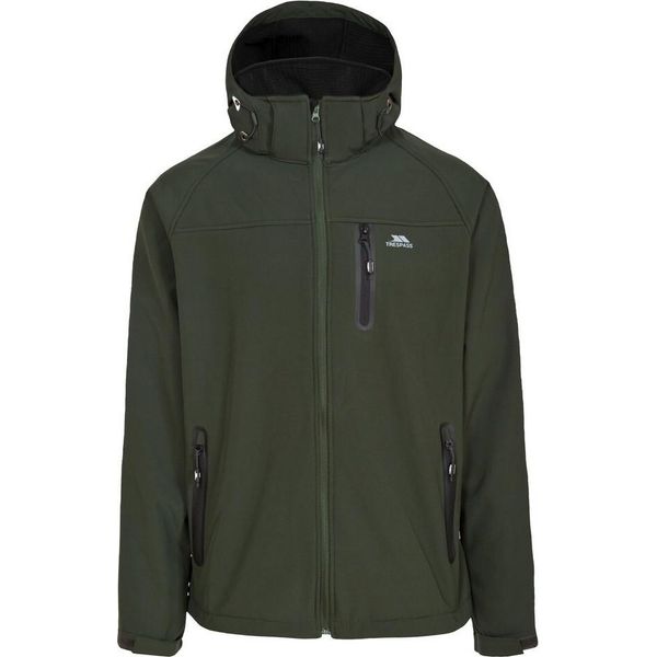 Giacca Softshell Trespass Accelerator Ii Uomo TP3263 (2XS) (Verde Oliva)-image