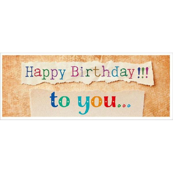 Biglietto Di Auguri Artebene Tipografia 21X8 Cm-image