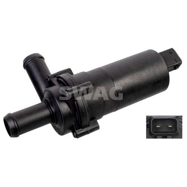 Swag Pompa Dell'acqua Supplementare Pompa Di Ricircolo Dell'acqua 30 93 6770 Per Vw Golf Iv Hatchback (1J1) Elettrica-image