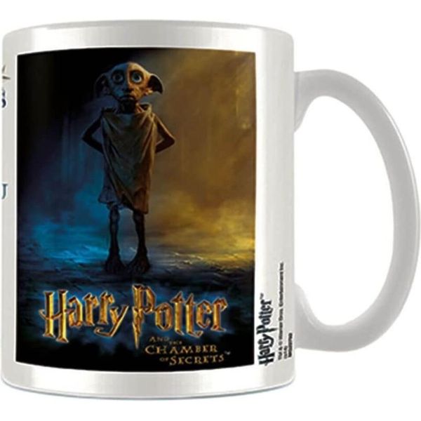 Harry Potter - Tazza Da Caffè Warning BS2287 (Taglia Unica) (Bianco/Blu/Giallo)-image