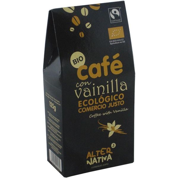 Caffè Al Latte Arabica/Robusta Fair Trade Con VANIGLIA125 G - Alternativa-image