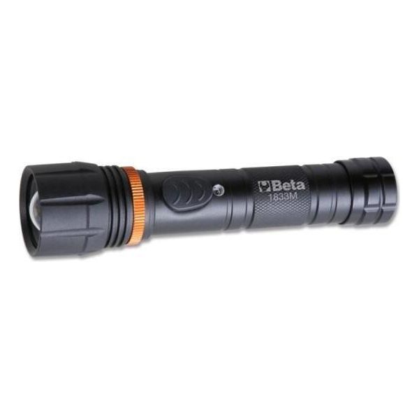 Torcia Led Beta Ultra-Luminosa, In Robusto Alluminio Anodizzato, Fino A 700 Lumen""-image