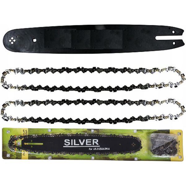 Per Motosega Stihl 14 Pollici 35 Cm 3/8 1,3 Mm Barra Di Guida Y 2 Catene 017 MS170 MS171-image