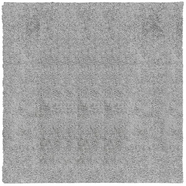 Vidaxl Tappeto Shaggy Pamplona A Pelo Alto Moderno Grigio 240X240 Cm-image