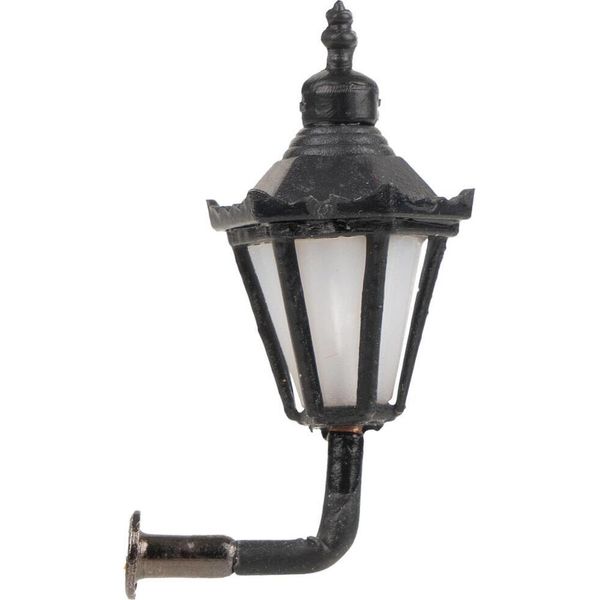 Faller 180111 Lampada Da Parete A Led, Lanterna Esagonale Con Corona, Bianco Caldo, 3 Pezzi Epoca-image