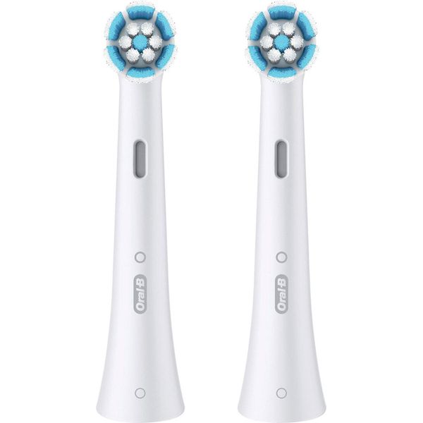 Oral-B Io Gentle Cleaning, Accessori Originali Per Spazzolino, Bianchi, Set Di 2 (Adatti Per Lo Spazzolino Elettrico Oral-B Io)-image