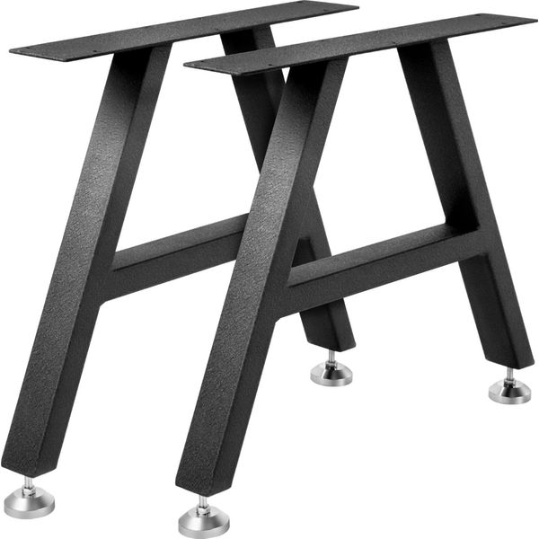 Vevor Gambe Del Tavolo Corridori Del Tavolo Telaio Del Tavolo Base Del Tavolo 40,6X45,6Cm, A Forma Di A Set Di 2-image