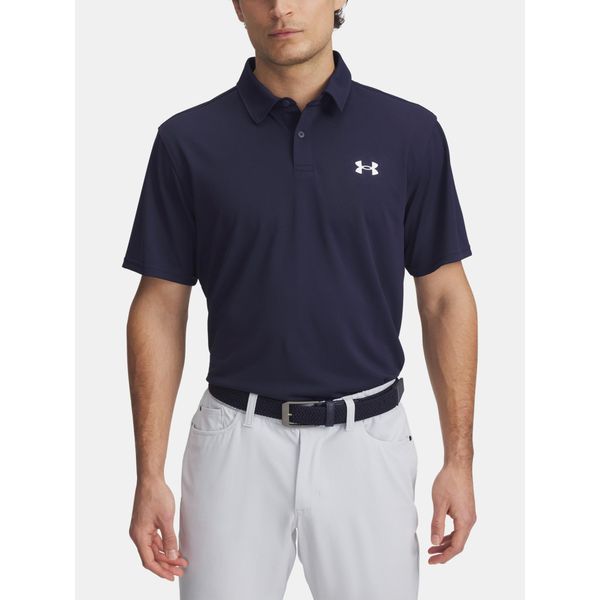Under Armour Golf Tee To Green Pique Polo A Maniche Corte Blu Xl Uomo Blu Xl-image
