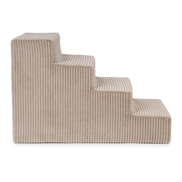 Gradini Per Cani, Per Animali Malati E Anziani, Ausilio Per L'ingresso, Rampa, 4 Gradini, Beige A Coste-image