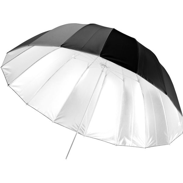 Walimex Pro Ombrello Riflettente Parabolico Nero/Bianco Ø 129 Cm Per Una Luce Morbida-image