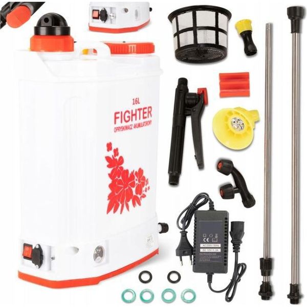 Irroratore A Batteria A Zaino 16 L Lunga Lancia Con Puntali A Pressione-image