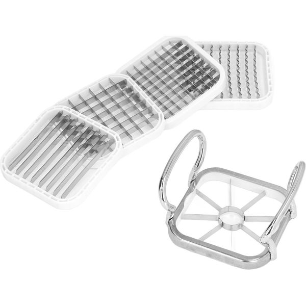 5 In 1 Affettatrice Multifunzionale Per Mele, Affetta Frutta In Acciaio Inox, Pera, Patata, Ecc-image