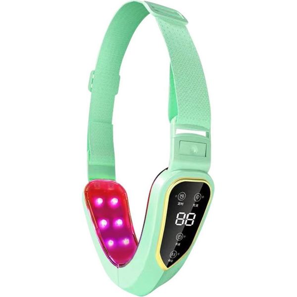Inf V-Face Massaggiatore Lifting Viso 12 Livelli - Micro Vibrazione & Led Verde-image