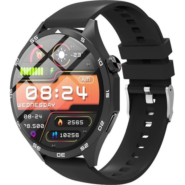 Inf Smartwatch Multifunzione Con Bluetooth, Monitoraggio Cardio E Personalizzabile Nero-image