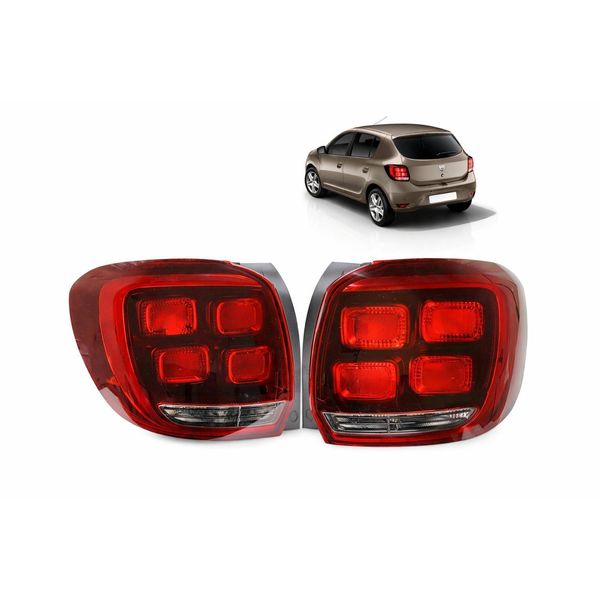 2X Fanale Posteriore Fanale Posteriore Per Dacia SANDERO-2017 - L+R-image