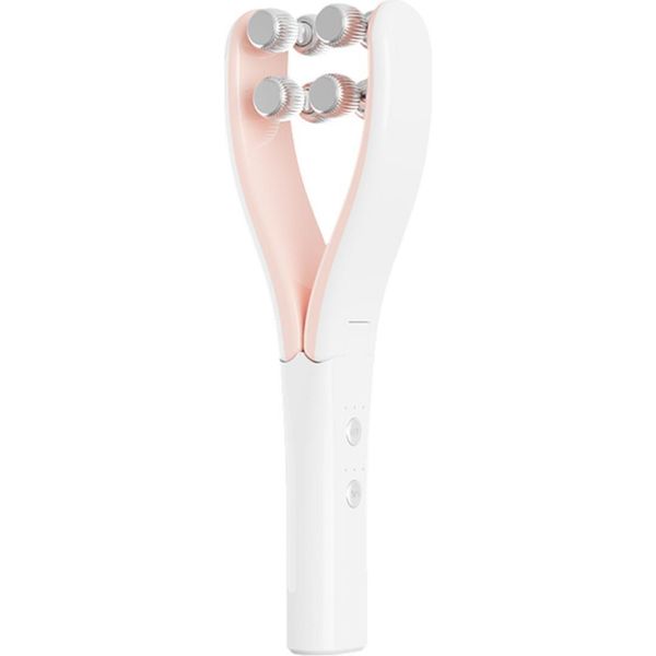 Inf Massaggiatore Facciale A Impulsi: Microcorrente Ems E Vibrazione Per Lifting Rosa-image