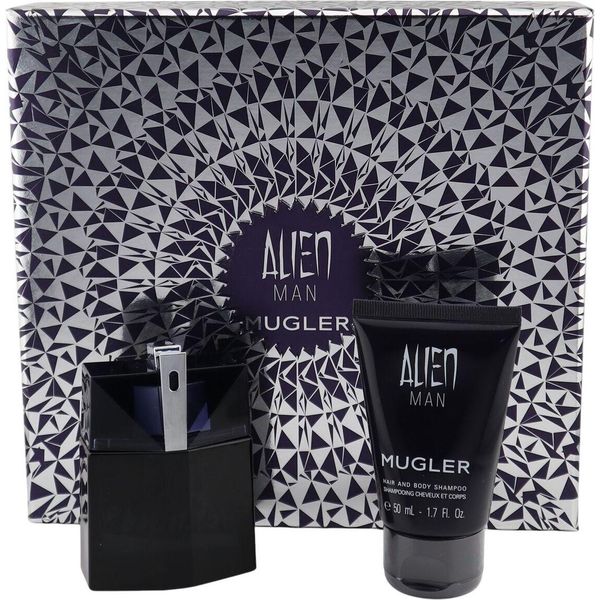 Mugler Alien Man Eau De Toilette Spray 50 Ml Ricaricabile + Gel Doccia 50 Ml-image