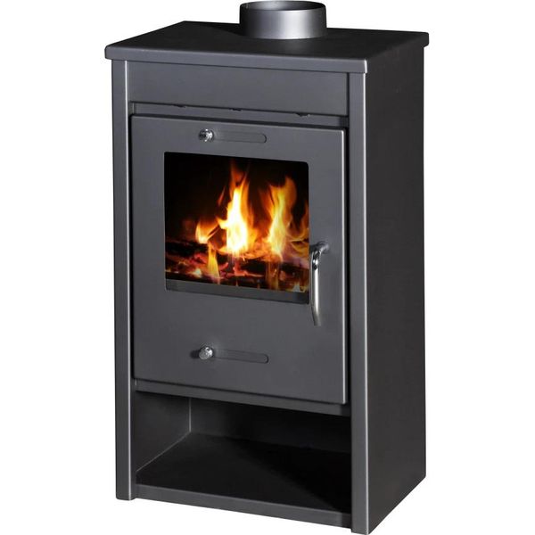 Stufa A Legna Victoria Deluxe Lg - 9,00 Kw, Classe A+, Compatta, Efficiente E Moderna-image