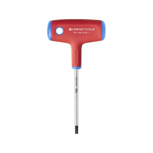 Pb Swiss Tools Schraubendreher FüR Tx, Mit Quergriff, Tx-Profil: TX20 (625201 TX20)-image