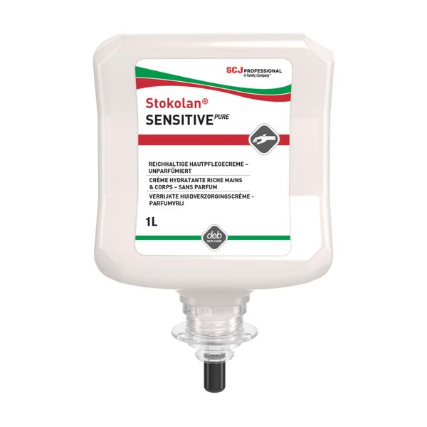 S.C. Johnson Hautpflegecreme Stokolan Sensitiv Pure, Inhalt: 1000B Ml ; Sc Johnson Professional (SSP1L)-image