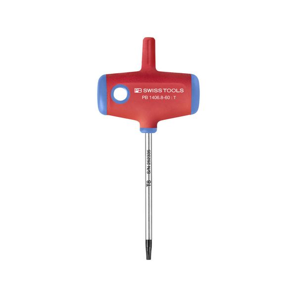 Pb Swiss Tools Schraubendreher FüR Tx, Mit Quergriff, Tx-Profil: TX8 (625201 TX8)-image