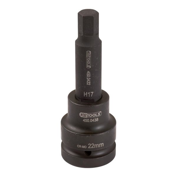 Ks Tools 3/4" Kraft-Bit-Stecknuss Innensechskant Lang, 24Mm (450.0464)"-image