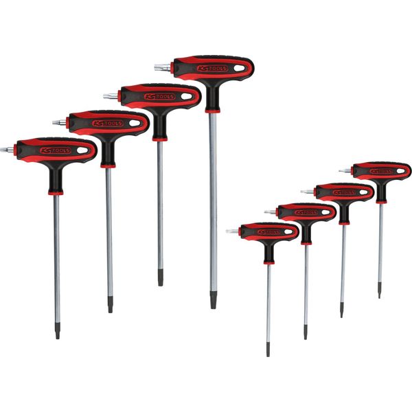 Set Di Chiavi Per Perni Angolari Con Impugnatura A T Ergotorque+ Tx Con Foro, 8 Pezzi, 151.8165-image