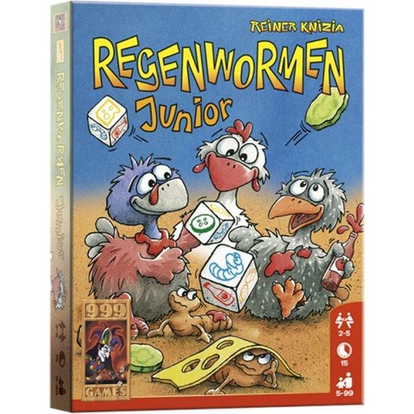 999 Games Earthworms Junior Gioco Di Dadi 2-7 Giocatori (Nl)-image