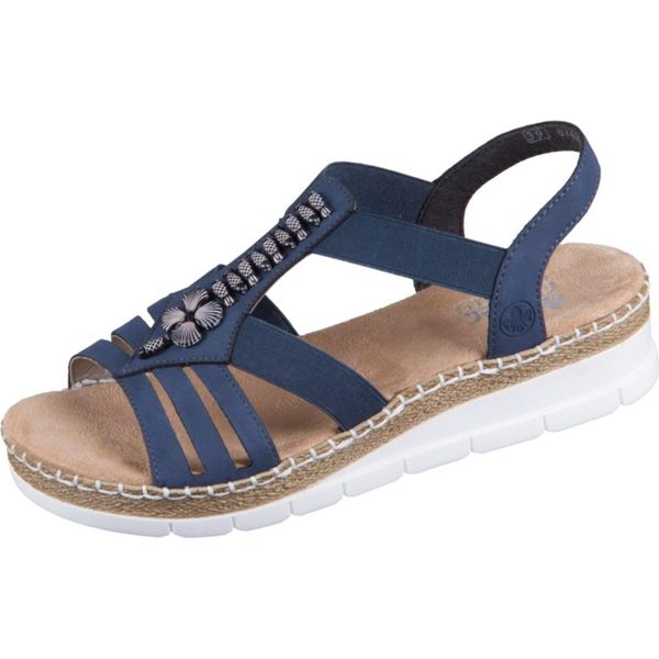 Rieker V1206-14 - Sandali Rieker Blu Rieker Colore: Blu, Taglia: 40,-image