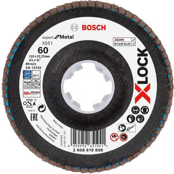 Disco Lamellare X-LOCK X551, Expert For Metal, K: 60, Estremità Del Disco: 115 Mm-image
