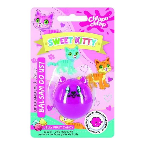 Estetica Chlapu Chlap Sweet Kitty Balsamo Per Le Labbra Gelatina Alla Frutta 7 G-image