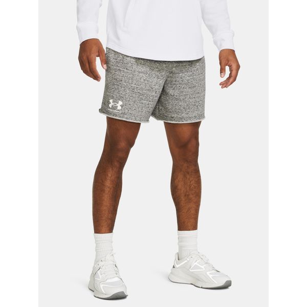 Under Armour Ua Rival Terry 6In Short - Bianco Onice, Taglia:S-image