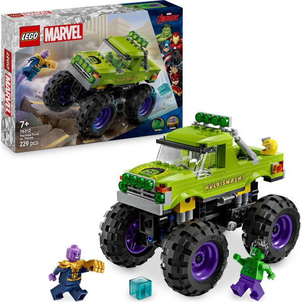 Lego 76312 S.H. Marvel Hulk-Truck Vs. Thanos (76312)-image
