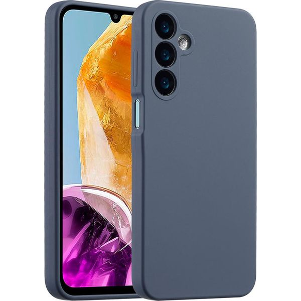 Samsung Galaxy A16/Samsung Galaxy A16 Sleeve - Silicone - Custodia Morbida Accezz/Copertura Posteriore - Blu Scuro-image