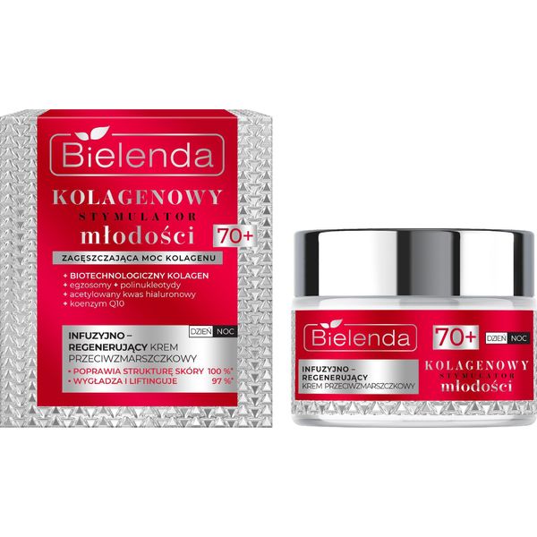 Bielenda Collagen Skin Match Crema Viso Per Pelli Mature 70+ 50 Ml-image