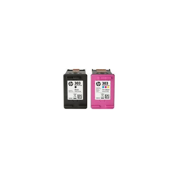 Hp 303 Black Original Ink Cartridge Cartuccia D'inchiostro 1 Pz Resa Standard-image