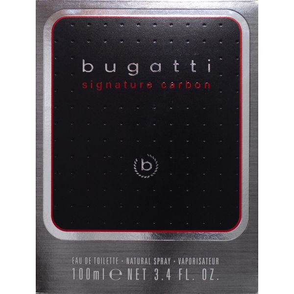 Bugatti Signature Carbon Eau De Toilette Per Uomo 100 Ml-image