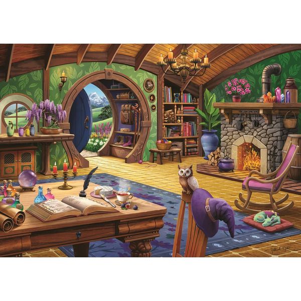 Ravensburger Puzzle Magic Cottage 1000 Pezzi-image