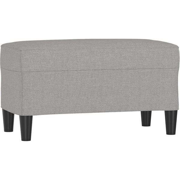 Syfax™ Panca Grigio Chiaro 70X35X41 Cm In Tessuto-image