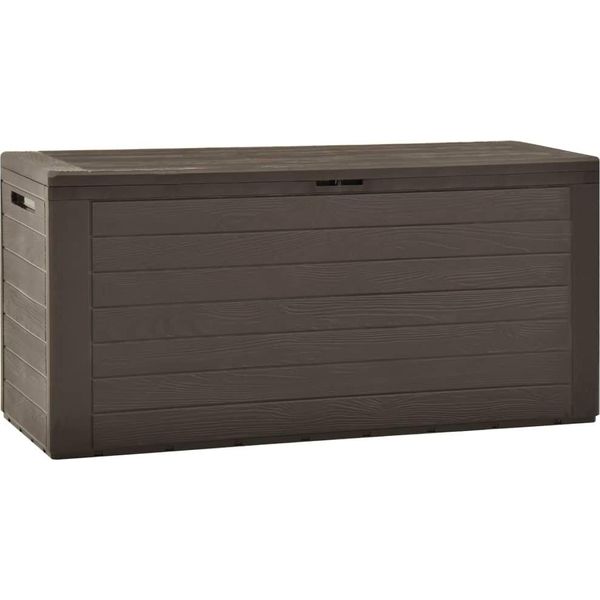 Syfax™ Baule Da Giardino Marrone 116X44X55 Cm-image