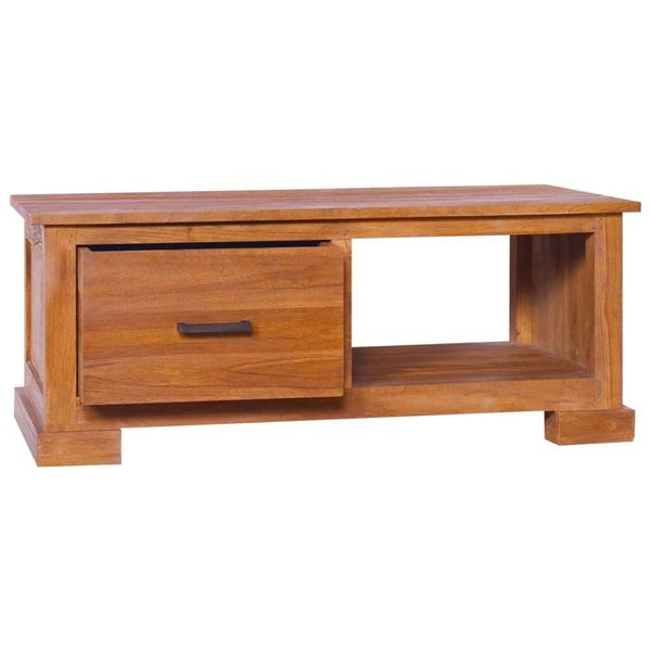 Syfax™ Mobile Porta Tv 90X50X37 Cm In Legno Massello Di Teak-image