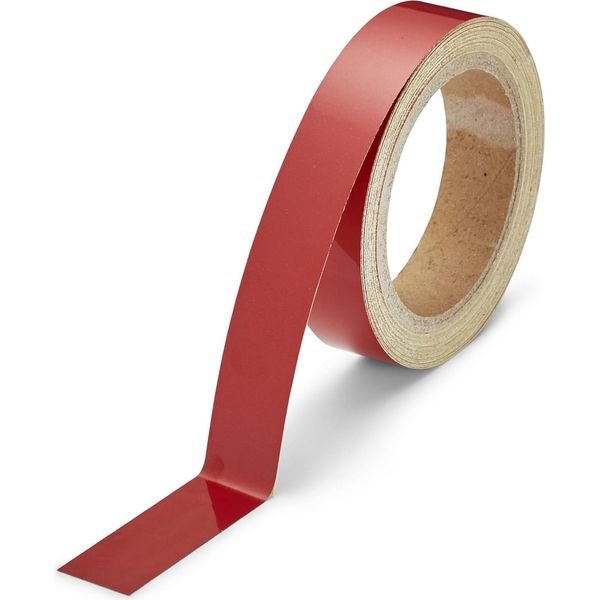 Nastro Riflettente Standard Rosso 25 Mm/10 M-image