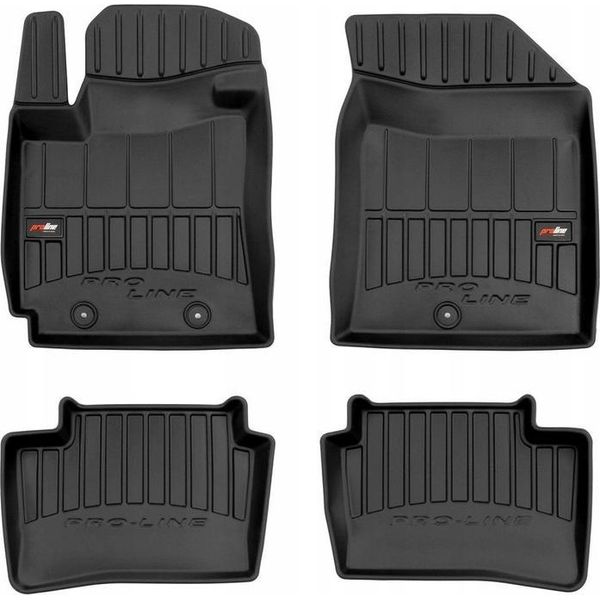 Tappetini, Tappetini In Gomma Hyundai I10 2 2013-2019, 3D-Mulde-image