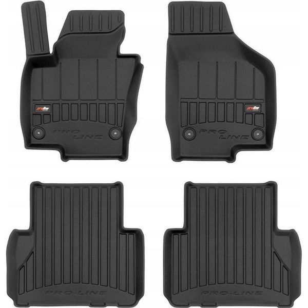 Gummimatten E Fussmatten Vw Sharan 2 2010-2022 3D Mulde-image