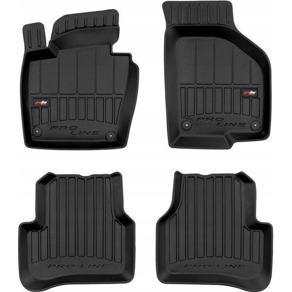Gummimatten E Fussmatten Vw Passat B6 2005-2010 3D Mulde-image