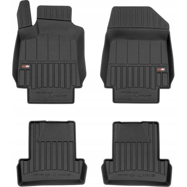 Tappetini, Tappetini In Gomma, Renault Clio 3 2005-2013, 3D-Mulde-image