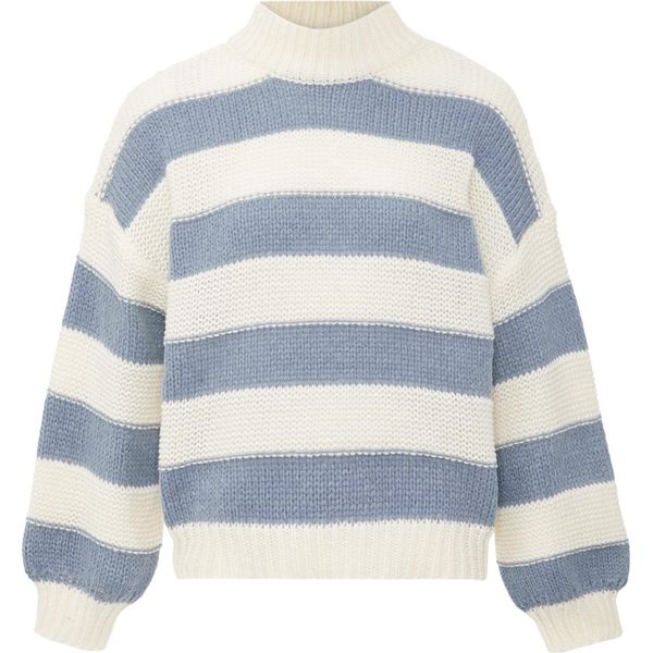Maglione Da Donna Bionda - Bianco Lana Grigio-Blu, Xs/S-image